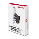 Axagon PCEU-43RS radič PCIe 4x port USB 3.2 Výrobca Axagon