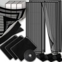 ZESTAW 2X MOSKITIERA NA DRZWI 80/90/100X210/220CM 3X MOSKITIERA NA OKNO