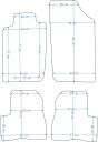 КИЛИМКИ DIAMOND +ЧЕРВОНА EKO PEUGEOT 206+ 2009-2012R.  (15052185088) фото min 7