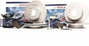 ДИСКИ BOSCH+КОЛОДКИ ПЕРЕДНИЕ+ЗАДНИЕ AUDI A3 8P 280MM