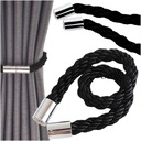 КРЕПЛЕНИЕ ШТОР, МАГНИТНАЯ ПРЯЖКА, ТОЛСТАЯ КРЫШКА, ЧЕРНЫЙ ДЕКОР.