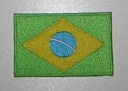 БРАЗИЛИЯ - ФЛАГ - НАШИВКА НА ОДЕЖДУ