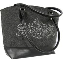 СУМКА-ШОППЕР С ВЫШИВКОЙ - ВОЙЛОВАЯ ЛОДКА