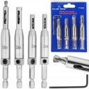 САМОЦЕНТРИРУЮЩИЕСВЕРЛА ДЛЯ ДЕРЕВЯННЫХ ПЕТЛЕЙ, МЕБЕЛЬНЫХ ОТВЕРСТИЙ, HSS-ФРЕЗЕРЫ 4 шт.