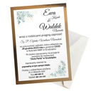 ЗОЛОТОЕ СВАДЕБНОЕ ПРИГЛАШЕНИЕ ПЕРСОНАЛИЗИРОВАННОЕ