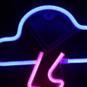 Hla-LED Neon Sign Lights Nočná lampa Druh UV