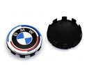 BMW TAPACUBOS KAPSLE 56 MM JUEGO 4 PIEZAS 50 JAHRE 