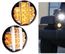 AMPOULES LED QUOTIDIEN CLIGNOTANTS FJD 2 EN 1 JEEP WRANGLER JK 2007-18 BLANCphoto 12