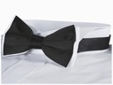 Галстук-бабочка + BOX Мужской галстук-бабочка для рубашки черно-белый GREG MT02