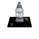 ПОДСВЕЧНИК СТЕКЛЯННЫЙ 25х25см 490е + надпись