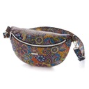 KWIATOWA NERKA DAMSKA SKÓRA PAOLO PERUZZI Z-15-O