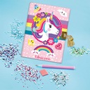 Блокнот Totum Diamond Diary Unicorn с вышивкой, алмазная мозаика для детей