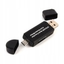 Čítačka kariet 3 v 1 USB-C typu C Micro USB OTG Maximálna rýchlosť čítania 31 MB/s