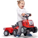 FALK Traktorek Baby Mac Cormick Czerwony z Przycze EAN (GTIN) 3016200022039