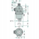 ФІЛЬТР ВПУСКНИЙ ARAG 50 OCZEK 1 1/2″ 100-160 L/MIN  (16736921997) фото min 6