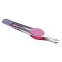 Плоский пинцет для бровей