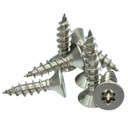 ВИНТ TORX ДЛЯ ДЕРЕВА НЕРЖАВЕЮЩИЙ КОНУС 3,5X12 ПЕТЛЯ 10ST