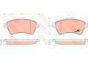 PLAQUETTES FREIN TRW LAND ROVER FREELANDER 00-07photo 16
