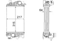 MAHLE INTERCOOLER RADUADOR AIRE DE ADMISIÓN OPEL MERIVA B 1.6D 