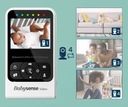 Монитор дыхания BABYSENSE 7 с радионяней VIDEO V24R