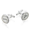 Запонки для Адвоката (Виноват) Оникс-А