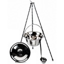 ВЕНГЕРСКАЯ НЕРЖАВЕЮЩАЯ КОШКА 13Л С КРЫШКОЙ-ПОЛОВШЕМ