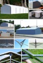 Шатёр для хранения 5x10 м Павильон для хранения DAS 560 PP