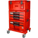 QBRICK PRO RED Workshop SET 4 ЯЩИКА ДЛЯ ИНСТРУМЕНТОВ