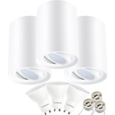 3x Накладной светильник HALOGEN SPOT 115 мм + LED GU10