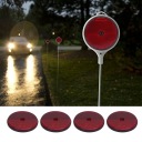 4PCS SAFETY ODTWARZACZE ЧЕРВОНІ КРУГЛІ 72 MM DIA Z БОЛТ DO DS  (17879629360) фото min 7