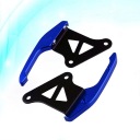 STYLOWY BLUE ALUMINUM FASTENERS NA REAR SEAT DO MOTORCYCLE  photo 7