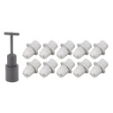 10 PIECES ABS E14 FASTENERS HEADLIGHTS Z BUSHING ODPORNA NA HIGH TEMPERATURES STAND NESTS LIGHTS  photo 6