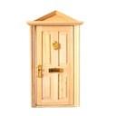 Двери из натурального дерева в размере 1:12.