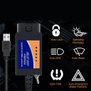 ІНТЕРФЕЙС FORD FORSCAN DIAGNOSTYKA КОДУВАННЯ ЯЗИК ELM 327 HS/MS CAN  (18765623397) фото min 9