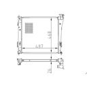 CHLODNICA, SISTEMA DE REFRIGERACIÓN DEL MOTOR HART 620 723 