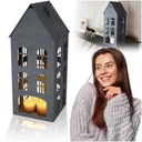 ДОМ СВЕТОДИОДНЫЙ ФОНАРЬ СВЕЧИ ФОНАРЬ РУЧНОЙ РАБОТЫ ПОДОКОННИК СТОЛ ФОНАРЬ ЛОФТ