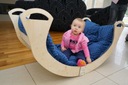 Деревянное кресло-качалка Монтессори для детей с подушкой, большое XL, складное PL