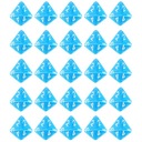 ZESTAW 25 KOSTEK K4 RPG ŁZA OCEANU KOŚĆ CZTEROŚCIENNA