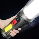 ПОТУЖНА TAKTYCZNA ЛІХТАРИК AKUMULATOROWA LED (СВІТЛОДІОД) COB USB IP65 200M  (13619396052) фото min 9