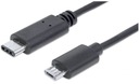 Кабель USB 2.0 Type-C/Micro-USB 1м 60Вт 3А М/М