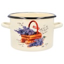 Эмалированная кастрюля ЭМАЛИЯ 22см индукционная ОЛКУШ 5,5л