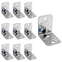 KPS4 СОЕДИНИТЕЛЬ УГЛОВОЙ МОНТАЖНЫЙ С РЕСНЕНИЕМ 70x70x55x1,5 10шт DOMAX