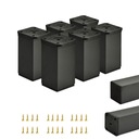 6 x РЕГУЛИРУЕМЫЕ МЕБЕЛЬНЫЕ НОЖКИ ВЫС. 8 СМ, ЧЕРНЫЕ