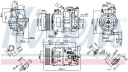 КОМПРЕСОР КОНДИЦІОНЕРА NIS DO VW MULTIVAN T5, TRANSPORTER T5 2.0D  (18850345503) фото min 11