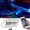 FIBER OPTIC CABLE DO CAR KIT AMBIENT LED RGB 6M  photo 10