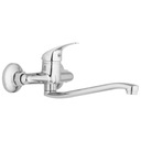 Смеситель для кухни, настенный смеситель, поворотный излив