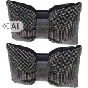 2 SZT. М'ЯКЕ ПОДУШКИ АВТОМОБІЛЬНИЙ Z ДЕКОРАТИВНИЙ KOKARDA I CYRKONIAMI  (18880477116) фото min 7