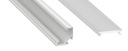 Профиль угловой алюминиевый С 2м Белый с абажуром