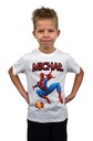 Детская футболка с принтом Человека-паука. Блузка. Футболка. Персонализация. Подарок.