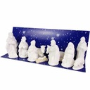 Гипсовые фигурки для вертепа, белые, под роспись, 10 см.